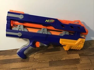 Nerf Hasbro N-Strike Elite Longshot CS-6 Front Barrel Blaster Blue Attachment - Picture 1 of 5