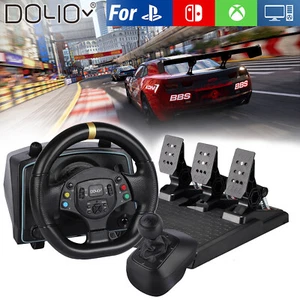 Racing game Steering wheel Controller Hall Pedal for Xbox ONE X/S PS3 PC Switch - Picture 1 of 15