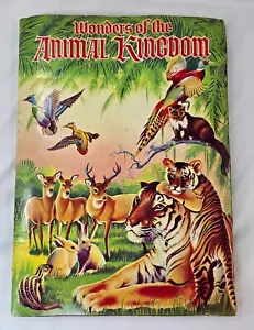 Wonders of the Animal Kingdom Sticker Book 1959 Complete with All Stickers - Picture 1 of 11