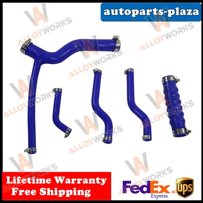 Radiator Silicone Pipe Blue Hose Clamps For 1962-1976 1975 1973 MG MGB GT US Foto 1 de 4