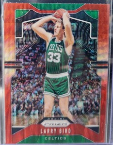 2019-20 Panini Prizm Larry Bird Prizm Red Wave #16 Boston Celtics