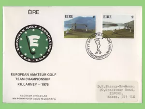 Irland 1975 Golfset auf E.A.G. Ersttagsbrief - Bild 1 von 1