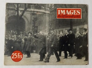 Vintage Images du Novembre 1944 WWII View Book French & English - Picture 1 of 9