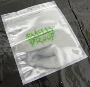 10 XXX-SMALL SMELLY PROOF STORAGE PLASTIC BAG SOLID BLACK 2" x 2"