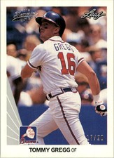 2012 Leaf Memories 90 Leaf Buyback Silver Braves Baseball Card #86 Tommy Gregg