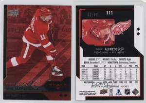 2013-14 Upper Deck Black Diamond Star Rubies /50 Daniel Alfredsson #111 HOF