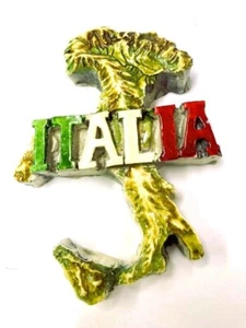 Italia Imán de Refrigerador de Recuerdo 3D, Hecho en Italia, Cerámica, Italia Recuerdo - Imagen 1 de 1