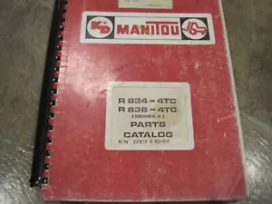 Manitou R834-4TC, R836-4TC Telehandler Gabelstapler Teilehandbuch *selten* 834 & 836 - Bild 1 von 14
