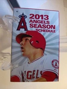 Calendario de bolsillo de béisbol de los California Angels 2013 (Sch0418) - Imagen 1 de 2
