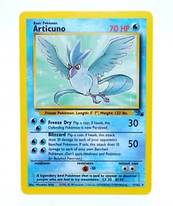 Articuno 17/62 Non Holo Rare Fossil Set 1999 - Pokemon Card TCG (NM) - Picture 1 of 4
