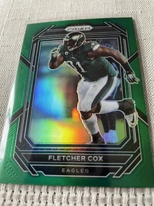2022 Panini Prizm Fletcher Cox GRÜN! Philadelphia Eagle Nr. 241 - Bild 1 von 1