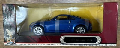 Road Signatures 1/18 2003 Nissan 350Z Blue - Photo 1/4