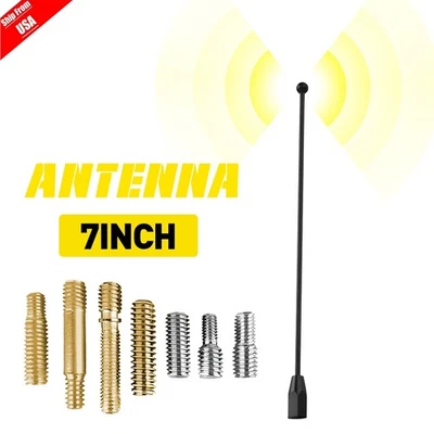 7" Black Stainless Antenna Mast Power Radio AM/FM for FORD F-150 F150 1980-2008 Foto 1 de 4