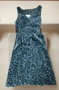 MOULINETTE SOEURS VETEMENTS ANTHROPLOGIE Ciao Bella Tie Floral Silk Dress Sz 4 - Picture 1 of 9