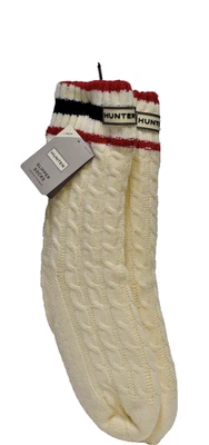 Calcetines antideslizantes forrados de vellón tejido Hunter para mujer talla única ¡Nuevos! Nuevo con etiquetas Foto 1 de 4