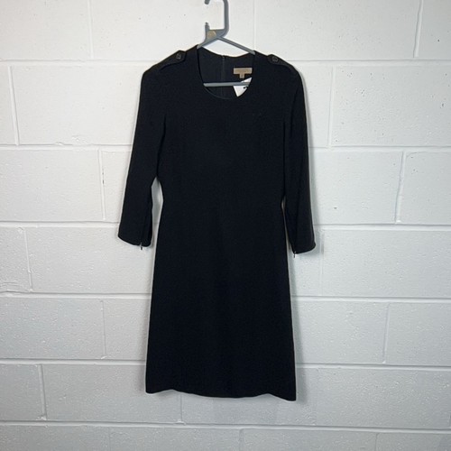 Abito Burberry taglia 8 lunghezza ginocchio donna nero viscosa