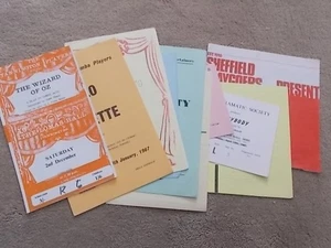 Vintage 60er Jahre Sheffield Theater Programme Restposten Sammlung 10 gemischt - Bild 1 von 6