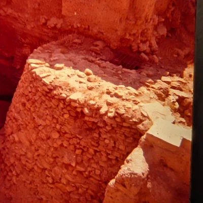 Torre de excavación arqueológica de colección Jericho Israel 35 mm tobog Kenyon década de 1950 Foto 1 de 4