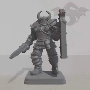 Doom Guard - Boss ispirato a Heroquest, ideale per Pathfinder e DandD - Foto 1 di 7