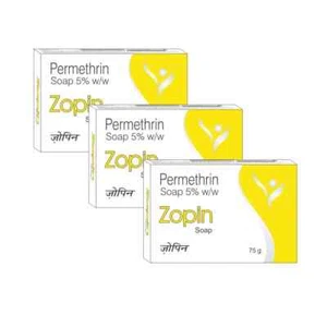 Zopin Permethrin Germ Protection Soap For All Skin Type For Men pack-3 - Picture 1 of 3