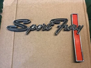 1967 PLYMOUTH SPORT FURY EMBLEM 2785296 MOPAR - Picture 1 of 6