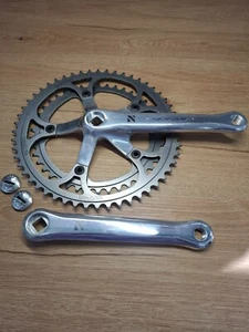 Retro Vintage Bicycle Parts NIB NOS Nervar Crank Set - 42T-52T, 170mm, 2-Speed - Picture 1 of 10