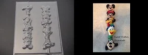 MICKEY MOUSE FRIENDS TOWER Lollipop Chocolate Soap Candy Mold - Picture 1 of 1