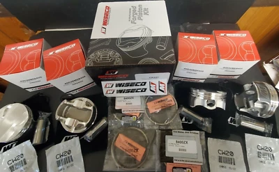 КОВАНЫЙ ПОРШНЕВОЙ КОМПЛЕКТ WISECO CK227 KAWASAKI DRAGBIKE NINJA ZX 14 ZX14R 2006–2018 - Изображение 1 из 4