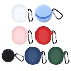 Soft Silicone Case for Enco Air3 Earphone Pouch Case Box with Carabiner