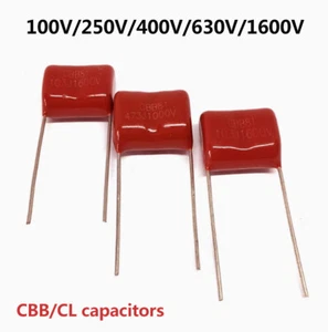 100V/250V/400V/630V/1600V Kondensator CBB Kondensatoren Polyester Film 0.001-3.3 - Picture 1 of 33