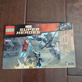 LEGO Marvel Superheroes 76029: Iron Man vs. Ultron Instruction Booklet ONLY