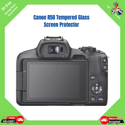 For Canon EOS R50 Camera Tempered Glass Film Camera Screen Protector Cover - Image 1 of 4