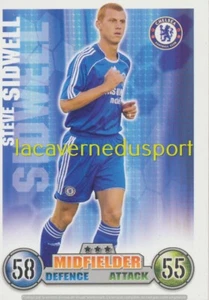 093 STEVE SIDWELL # CHELSEA FC TOPPS PREMIER LEAGUE 2007 2008 MATCH ATTAX - Picture 1 of 1