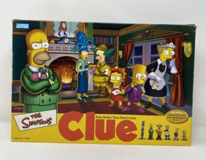 The Simpsons Clue Board Game 2nd Edition 2002 Parker Bros - Missing One Die - Picture 1 of 12
