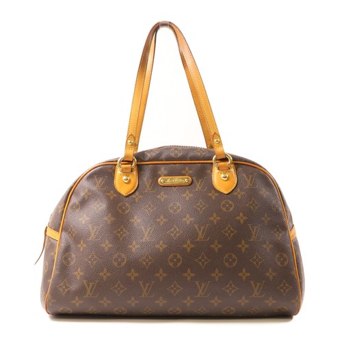 LOUIS VUITTON（LV） Borsa a tracolla Louis Vuitton LV GHW Montorgueil M95566 Monogram Marrone