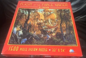 RARO PUZZLE 1500 PEZZI VOLO DELLA FAVOLA MAKER BORDO PEZZI SEPARATI COMPLETO - Foto 1 di 9