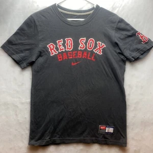 Camiseta Nike Team Boston Red Sox Talla Pequeña Negra Informal Algodón Gráfico - Imagen 1 de 7