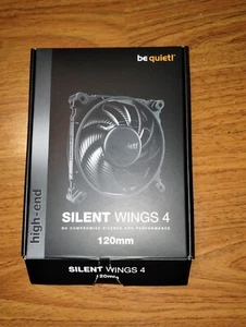be quiet ! Ventilateur de boîtier de refroidissement premium Silent Wings 4 120 mm 1600 tr/min - Noir 3 broches - Photo 1/4