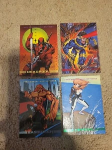 1993 Marvel Masterpieces Set Of 4 - Picture 1 of 2