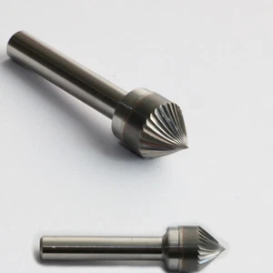 HM Frässtift Fräser Ø 15 Schaft 8 mm Kegelsenker 90° Senker Entgrater NEU *70H* - Picture 1 of 2
