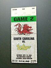 2004 SC Gamecocks vs University of South Florida Used Football Ticket G21