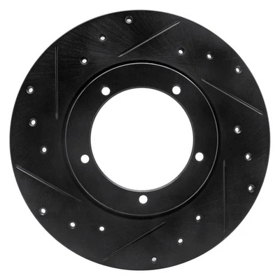 For Porsche 912 76 eLINE Drilled & Slotted 1-Piece Front Driver Side Brake Rotor Foto 1 de 4