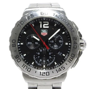 Auth TAG Heuer Formula 1 CAU1112 E****** Silver Men's Wrist Watch - Picture 1 of 12