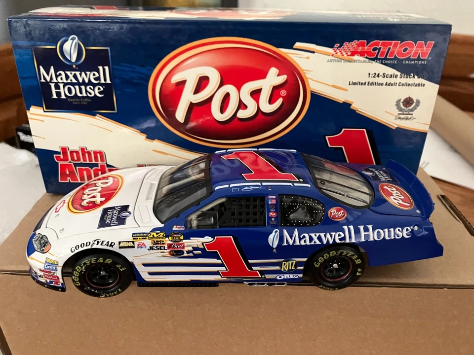 John Andretti 2004 #1 1/24 post Maxwell House Action Monte Carlo Foto 1 de 1