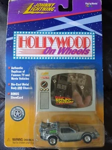 1:64 Johnny Lighting Hollywood On Wheels - Back to the Future DeLorean - Picture 1 of 1