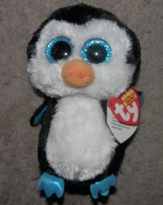 Ty Beanie Boos  Waddles   the 6" black/white penguin - Picture 1 of 4