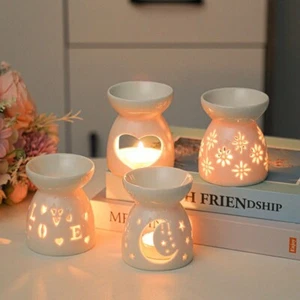 Ceramic Candle Holders Incense Lamps Home Living Room Decoration - Picture 1 of 15