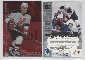 1999-00 ITG Be A Player Millennium Signature Series Ruby /1000 Brendan Morrison