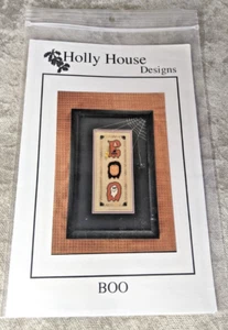 Holly House Designs BOO counted cross stitch chart, DZ - Picture 1 of 2