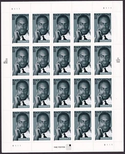 Scott #3273 Malcolm X (Black Heritage) Full Sheet of 20 Stamps - MNH - Picture 1 of 1